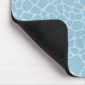 Blue Giraffe Print Mousepad (Ecke)