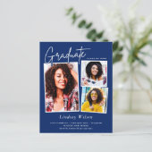 Blue Girl 3 Foto Abschluss Celebration (Stehend Vorderseite)