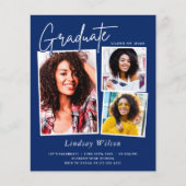 Blue Girl 3 Foto Abschluss Celebration (Vorderseite)