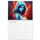Blue Girl Calendar Kalender (Mär 2026)