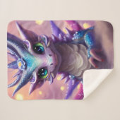 Blue Girl Dragon Sherpadecke (Vorderseite (Horizontal))