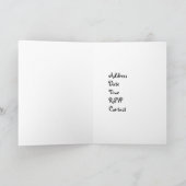 Blue Girls Cooking Party Einladung (Innenseite)