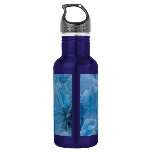 Blue Glacier Water Flasche Edelstahlflasche (Rückseite)