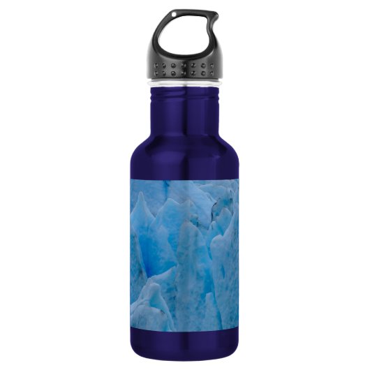 Blue Glacier Water Flasche Edelstahlflasche (Vorderseite)
