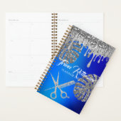 Blue Glam Glitzer Hair Salon Planner Planer (Anzeige)