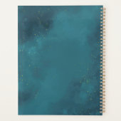 Blue & Gliter Monat und Woche Planer (Rückseite)