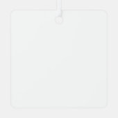 Blue Glitter Carousel Christmas Ornament (Rückseite)