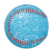 Blue Glitzer Baseball (Vorderseite Links)