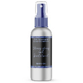 Blue Glitzer & Black Cosmetics Flaschenkennzeichnu Rechteckiger Aufkleber