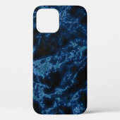 Blue Glitzer Case-Mate iPhone Hülle (Rückseite)