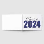 Blue Glitzer Class 2024 Gästebuch (Voll)