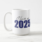 Blue Glitzer Class 2025 Kaffeetasse (Links)