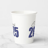 Blue Glitzer Class 2025 Pappbecher (Links)