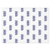 Blue Glitzer Class 2025 Tischdecke (Vorderseite (Horizontal))