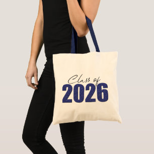 Blue Glitzer Class 2026 Tragetasche