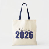 Blue Glitzer Class 2026 Tragetasche (Vorne)