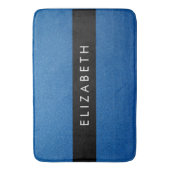 Blue Glitzer, Glitzer Hintergrund, Ihr Name Badematte (Vorderseite Vertikal)