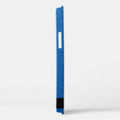 Blue Glitzer, Glitzer Hintergrund, Ihr Name Case-Mate iPhone Hülle (Rückseite / Rechts)