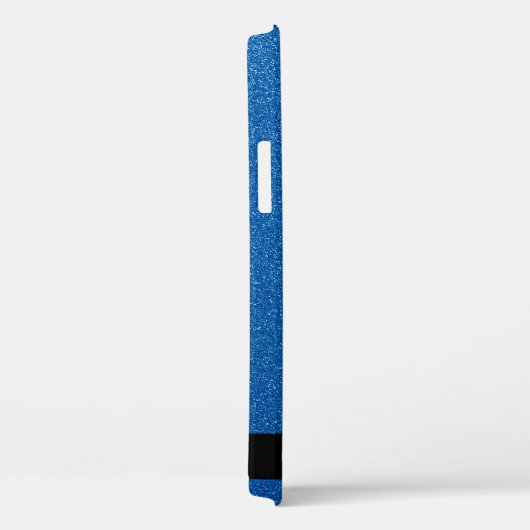 Blue Glitzer, Glitzer Hintergrund, Ihr Name Case-Mate iPhone Hülle (Rückseite / Rechts)