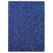 Blue Glitzer Klemmbrett (Rückseite)