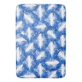 Blue Glitzer Lips Badematte (Vorderseite Vertikal)