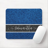 Blue Glitzer Mousepad (Mit Mouse)
