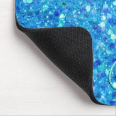 Blue Glitzer Mousepad (Ecke)