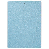 Blue Glitzer Personalisiert Clipboard Klemmbrett (Rückseite)