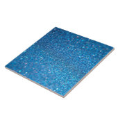Blue Glitzer Shiny Style Fliese (Seite)