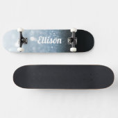 Blue Glitzer Skateboard (Horizontal)