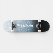 Blue Glitzer Skateboard (Horizontal)
