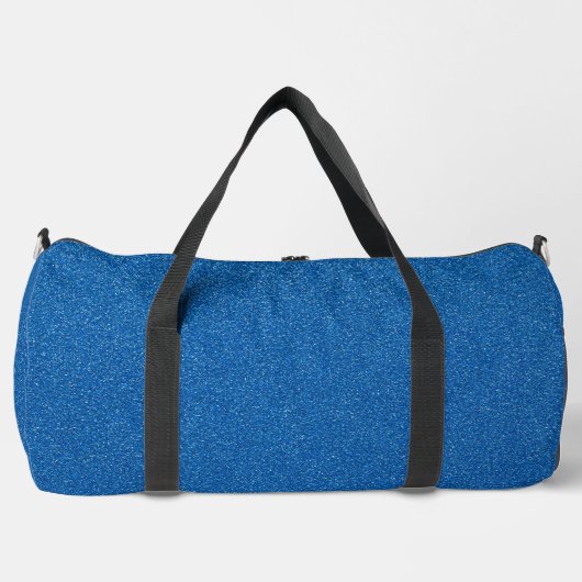 Blue Glitzer, Sparkle, Glitzer Hintergrund Duffle Bag (Vorderseite)