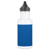 Blue Glitzer, Sparkle, Glitzer Hintergrund Edelstahlflasche (Rechts)