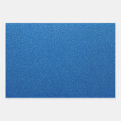 Blue Glitzer, Sparkle, Glitzer Hintergrund Geschenkpapier Set (Vorderseite)