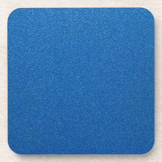 Blue Glitzer, Sparkle, Glitzer Hintergrund Getränkeuntersetzer (Vorderseite)