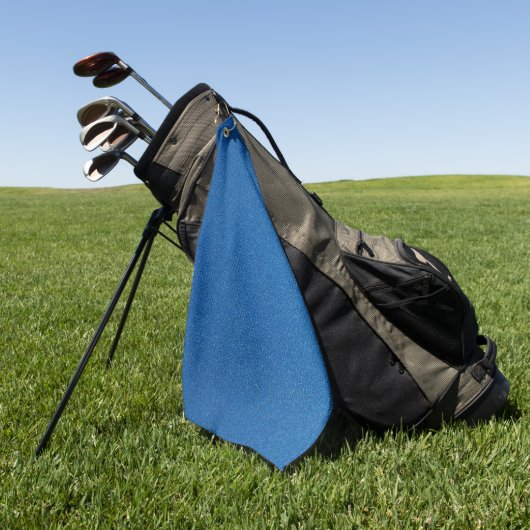 Blue Glitzer, Sparkle, Glitzer Hintergrund Golfhandtuch (Gras)