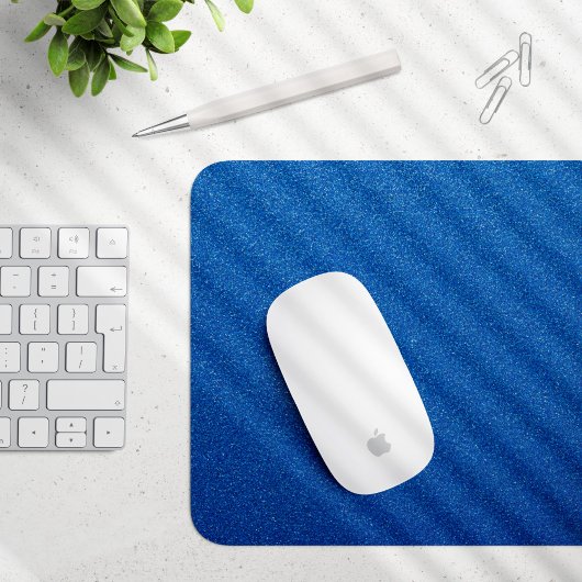Blue Glitzer, Sparkle, Glitzer Hintergrund Mousepad