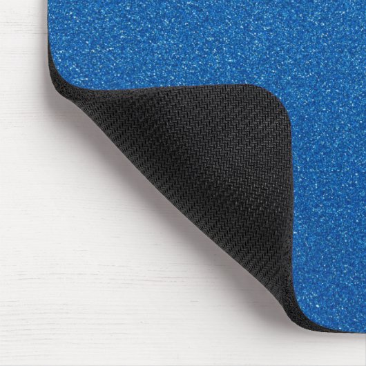 Blue Glitzer, Sparkle, Glitzer Hintergrund Mousepad (Ecke)