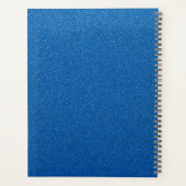 Blue Glitzer, Sparkle, Glitzer Hintergrund Planer (Rückseite)