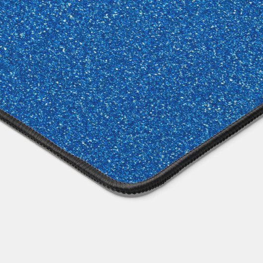 Blue Glitzer, Sparkle, Glitzer Hintergrund Schreibtischunterlage (Ecke)