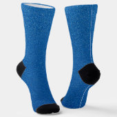 Blue Glitzer, Sparkle, Glitzer Hintergrund Socken (Gewinkelt)