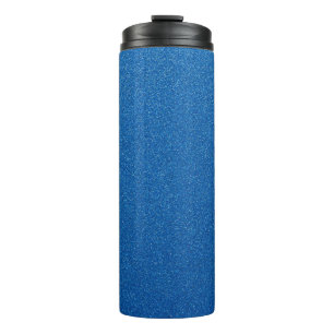 Blue Glitzer, Sparkle, Glitzer Hintergrund Thermosbecher