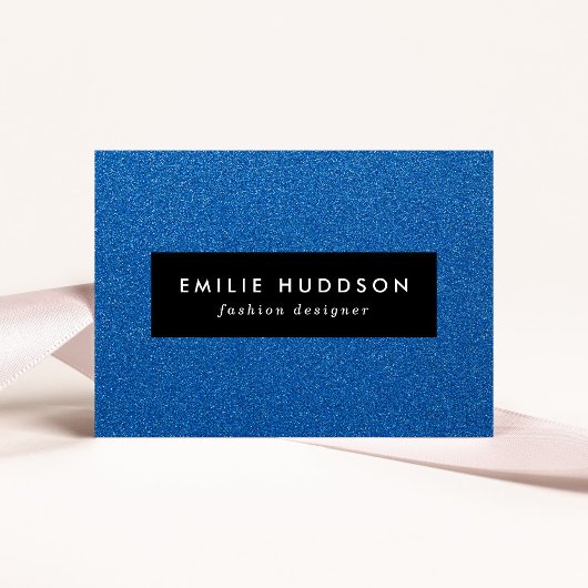 Blue Glitzer, Sparkle, Glitzer Hintergrund Visitenkarte