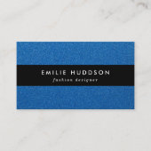 Blue Glitzer, Sparkle, Glitzer Hintergrund Visitenkarte (Vorderseite)