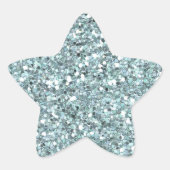 Blue Glitzer Sticker (Vorderseite)