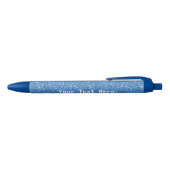 Blue Glitzer Stift mit personalisiertem, benutzerd (Oberseite)
