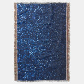 Blue Glitzer Texture Festivals Sparkor Decke (Vorderseite Vertikal)