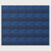 Blue Glitzer Texture Festivals Sparkor Geschenkpapier (Flach)