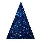 Blue Glitzer Texture Festivals Sparkor Partyhütchen (Links)