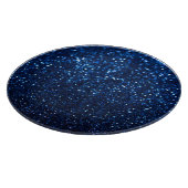 Blue Glitzer Texture Festivals Sparkor Schneidebrett (Ecke)